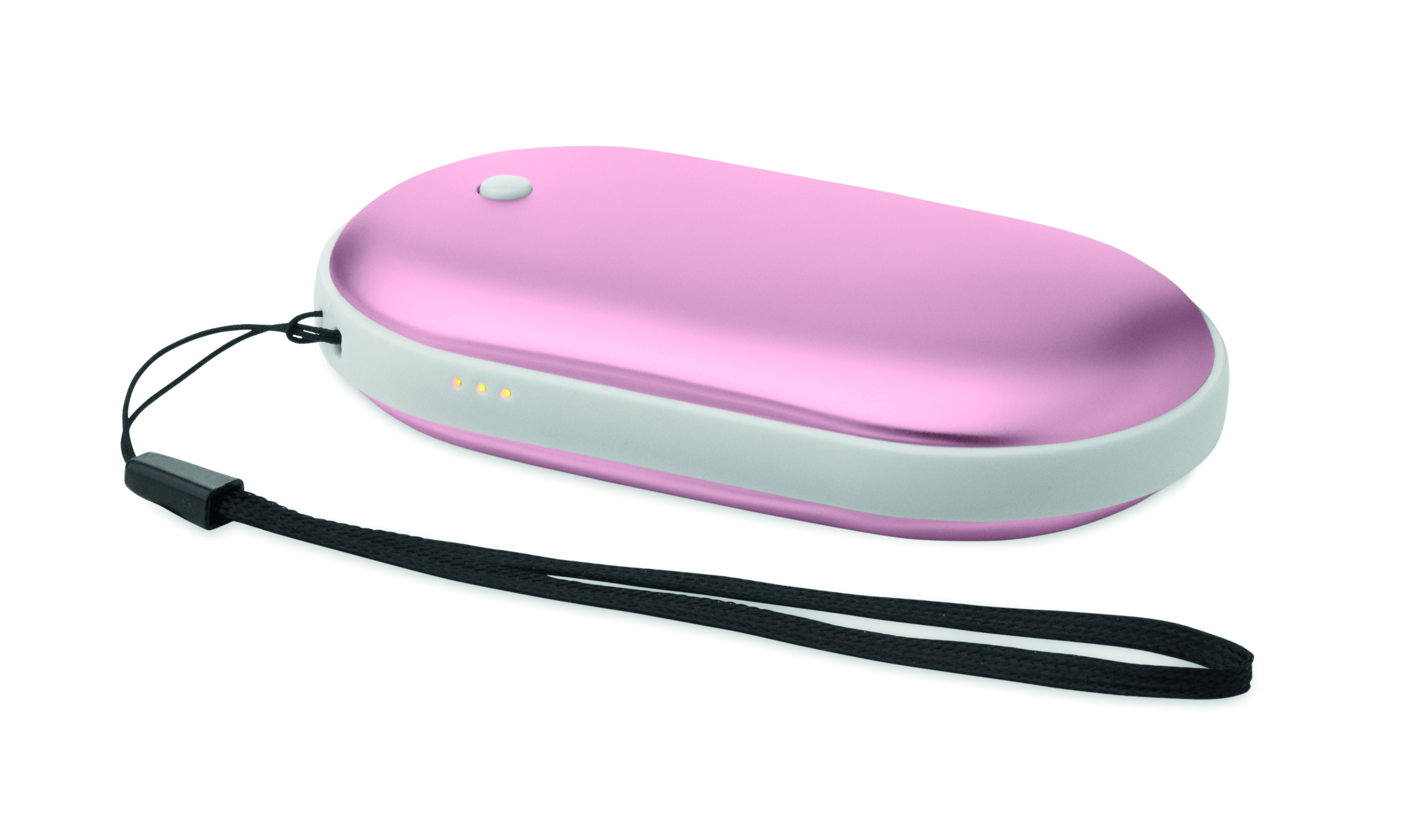 Chauffe-main électrique personnalisable 5000 mAh Mukava rose bébé